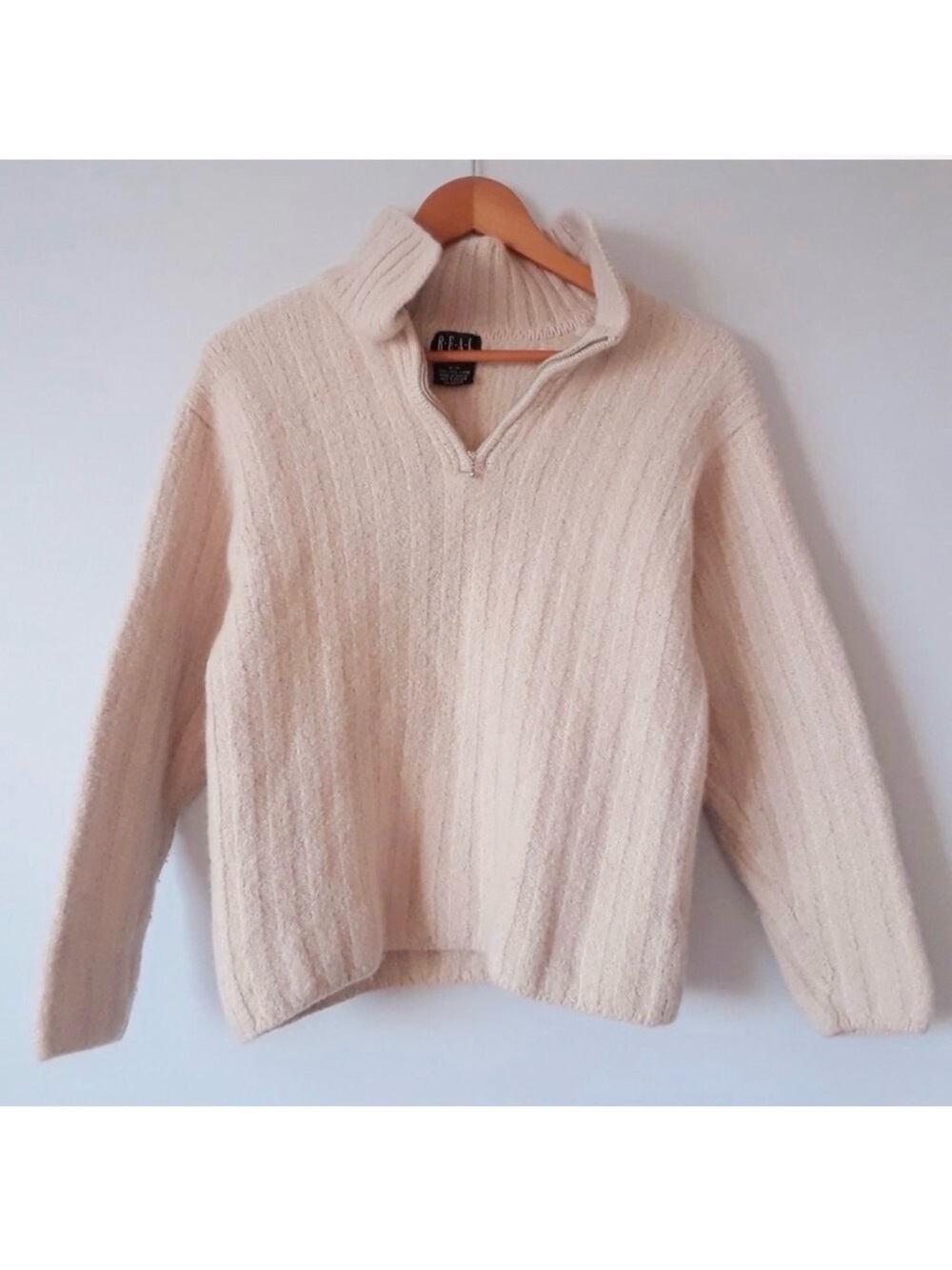 Vintage 90s Hudson’s Bay Company 100% WOOL Quarter Zip Sweater